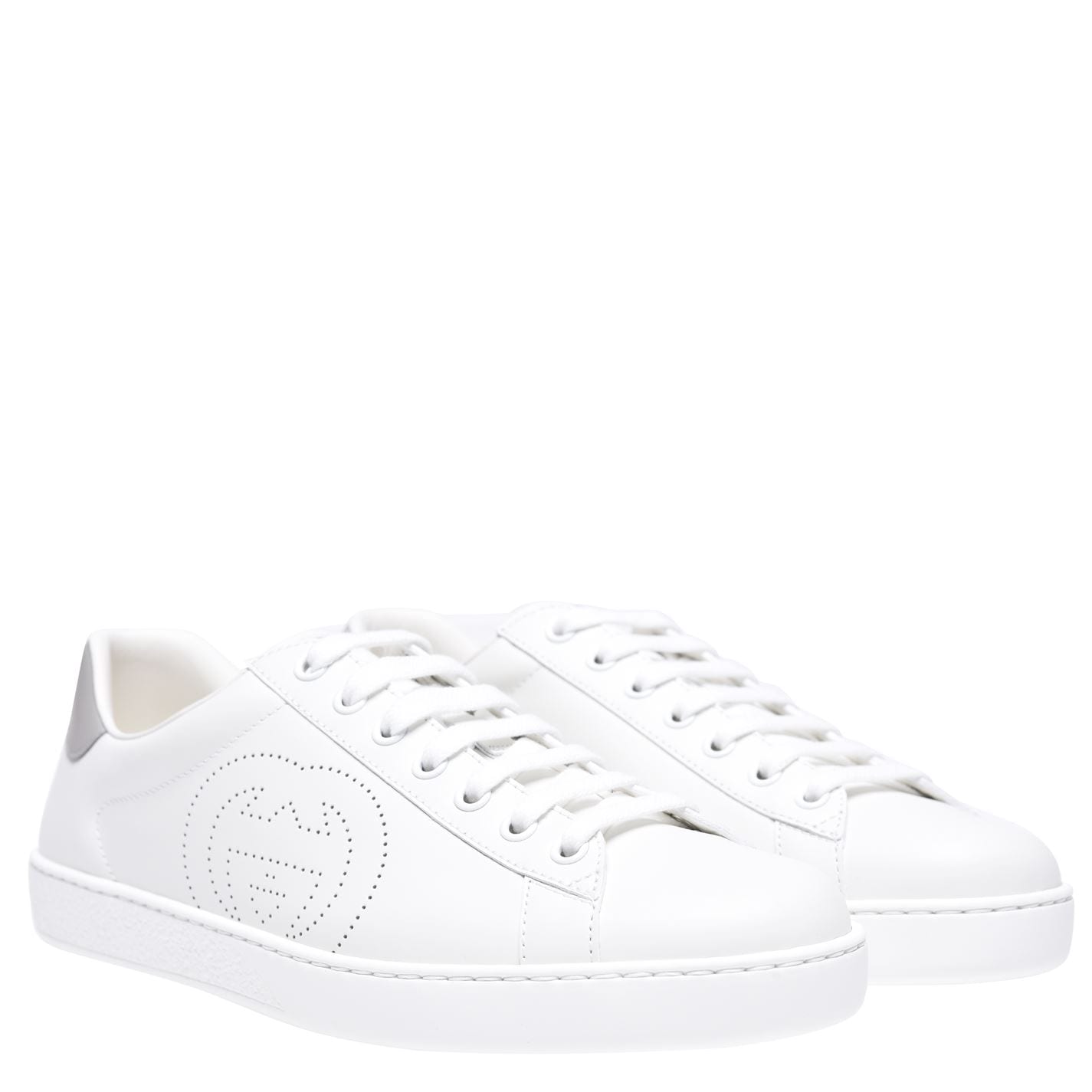 gucci mens white trainers