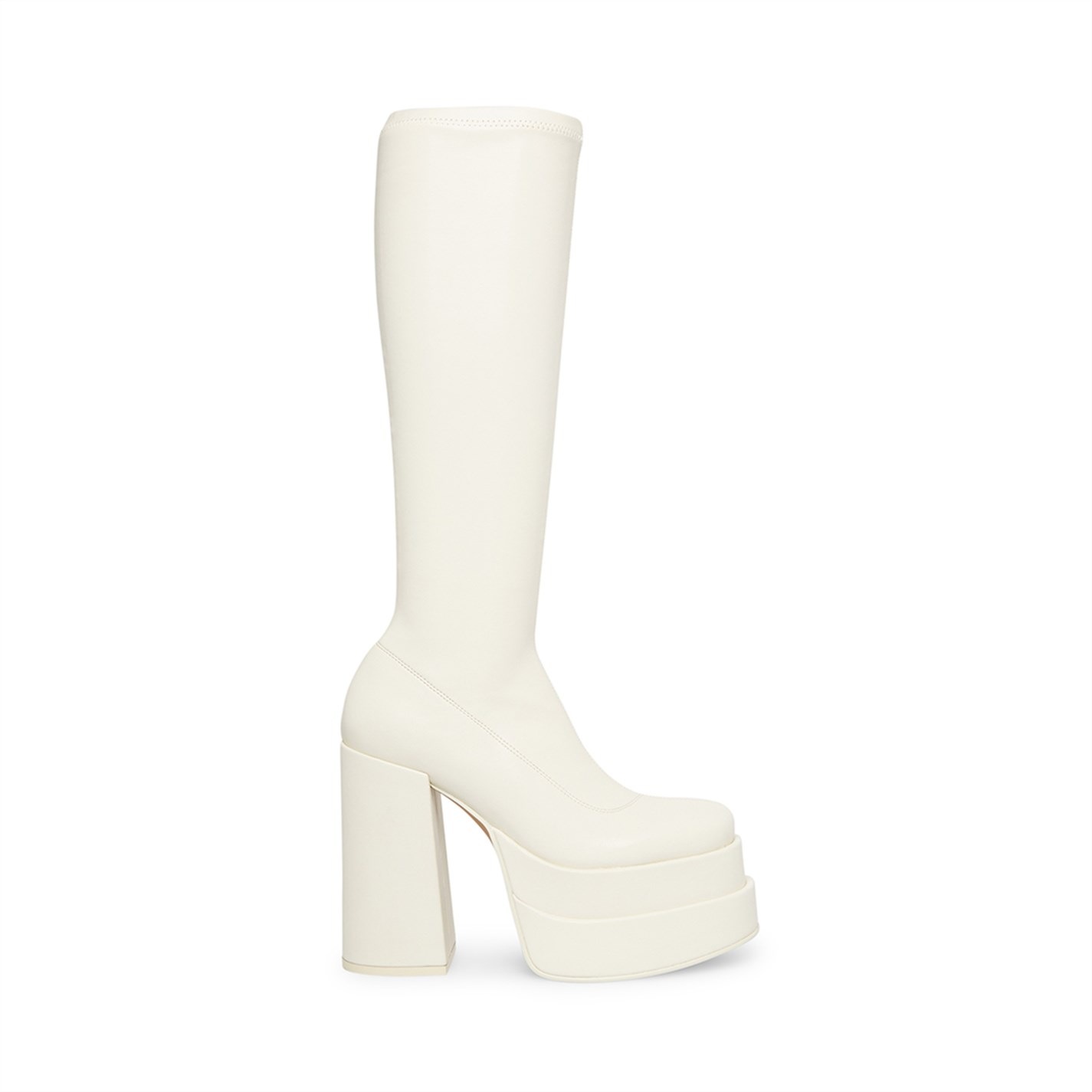 Steve madden white 2025 platform boots