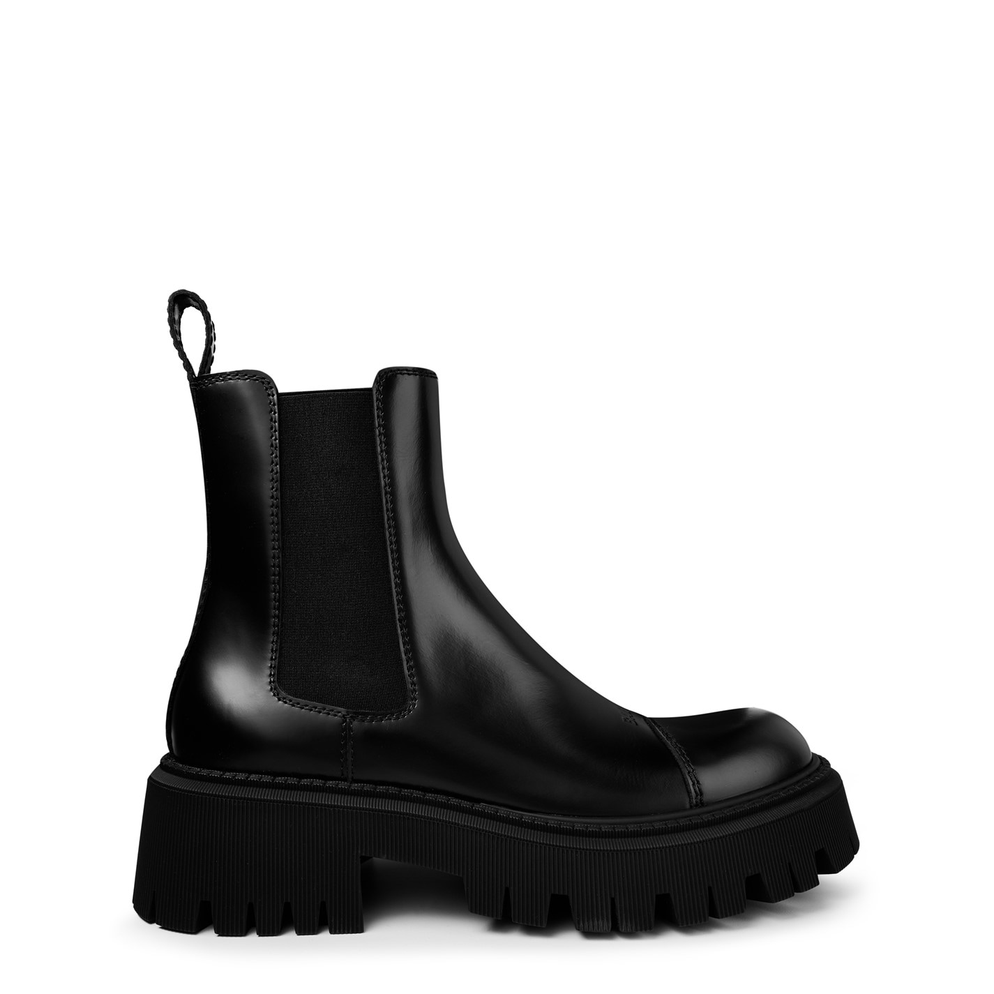 Balenciaga leather ankle hot sale boots