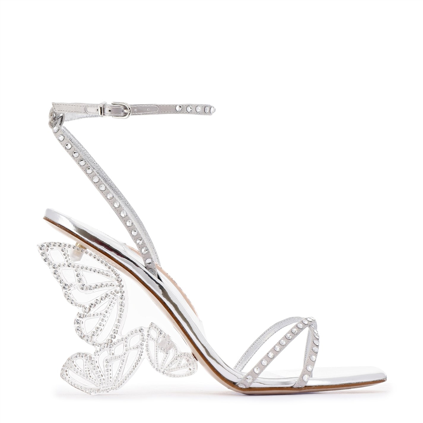 Sophia webster silver sandals sale