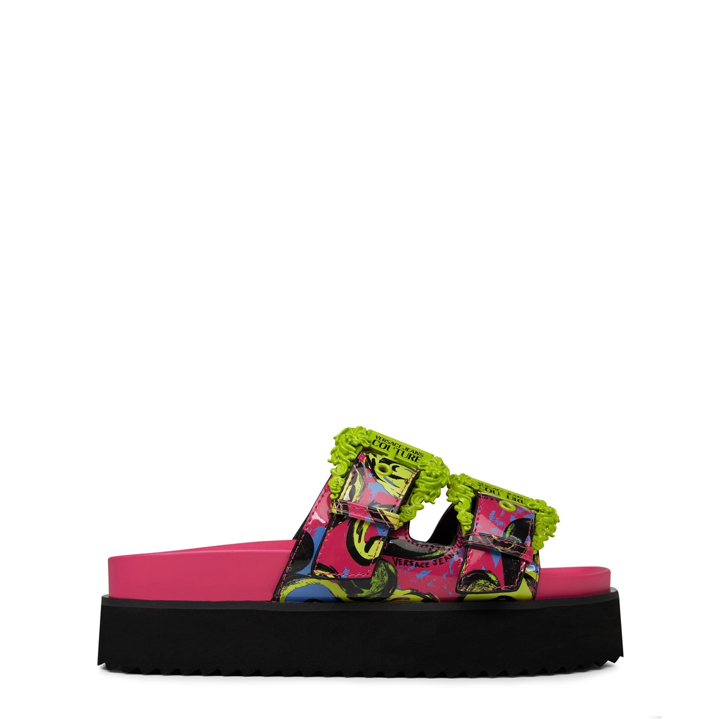 Versace logo hot sale sandals