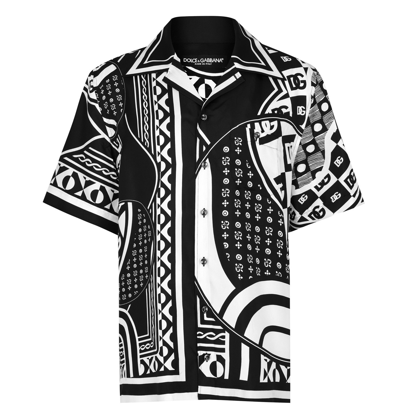 DOLCE AND GABBANA Hawaiian Bandana Print Shirt | Cruise Fashion