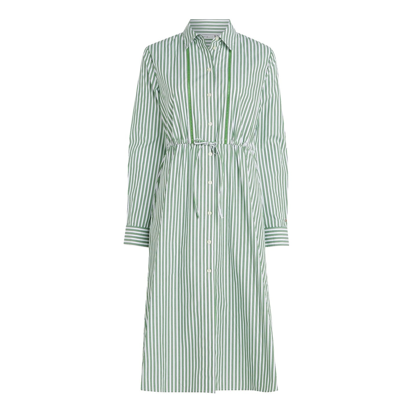 Tommy hilfiger store cotton striped shirtdress