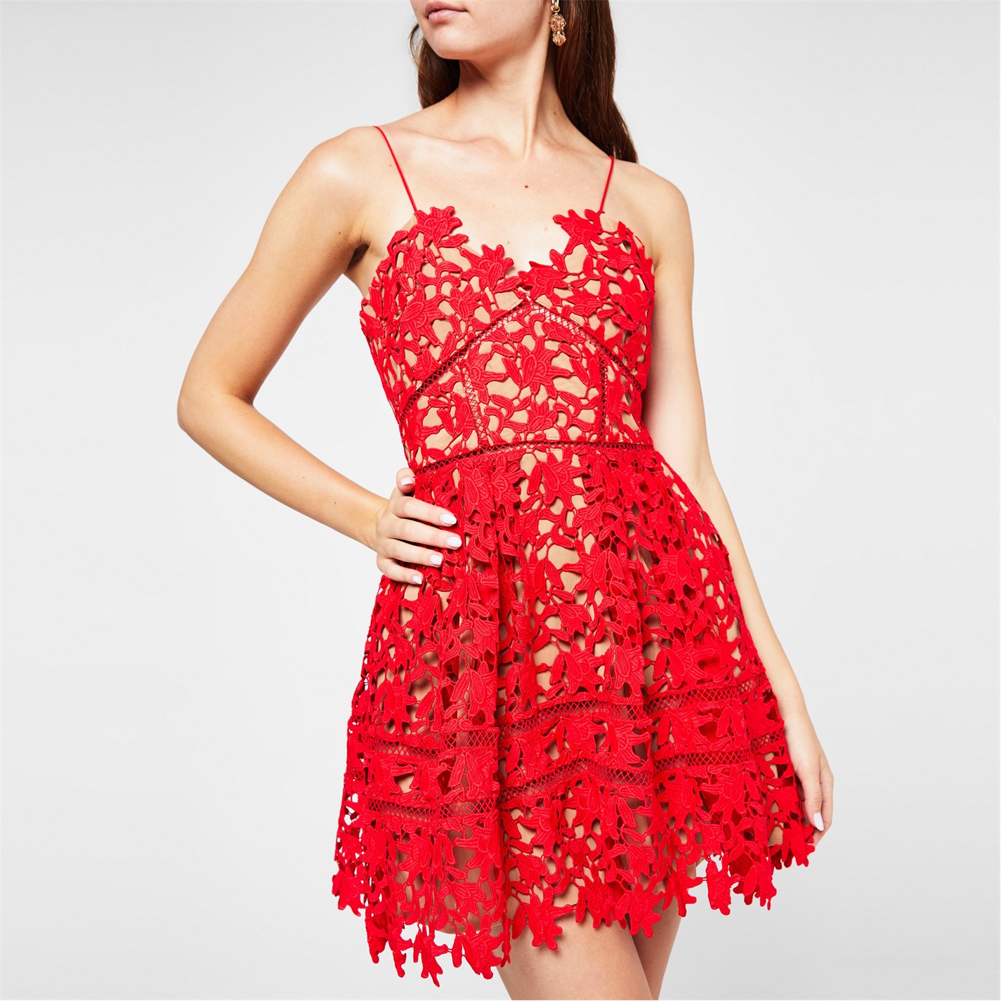 Self portrait best sale red azaelea dress