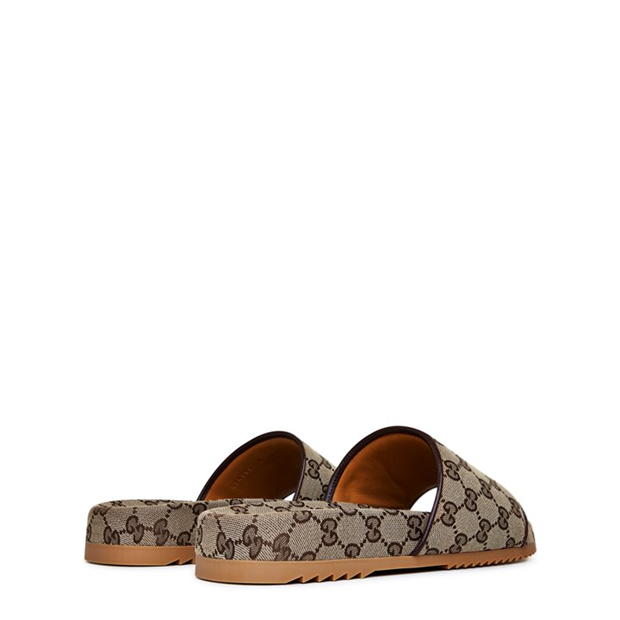 Gucci pursuit best sale canvas slide sandals