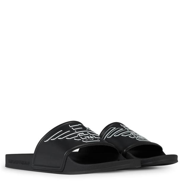 Emporio Armani Eagle Sliders Cruise Fashion