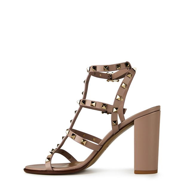 VALENTINO GARAVANI Rockstud Block Sandals | Cruise Fashion