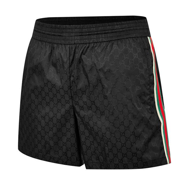 Black gucci shorts best sale