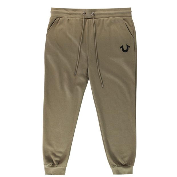 True religion logo online jogging bottoms