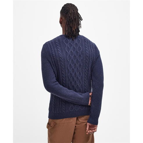 Barbour chunky cable discount knit crew neck jumper