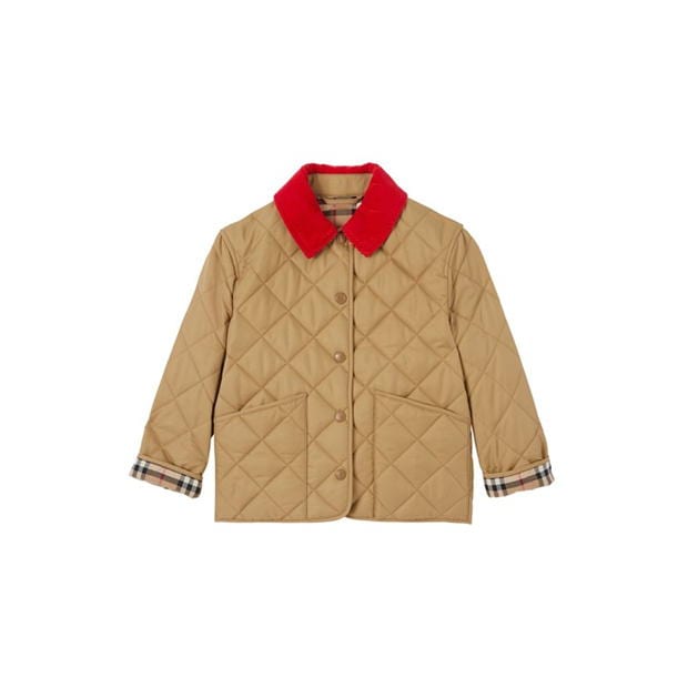 BURBERRY Girls Daley Quilted Jacket | Cruise Fashion