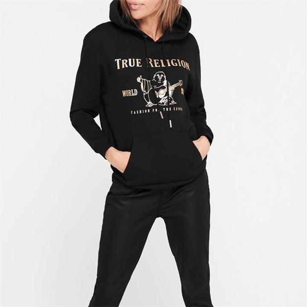 True religion hot sale gold hoodie