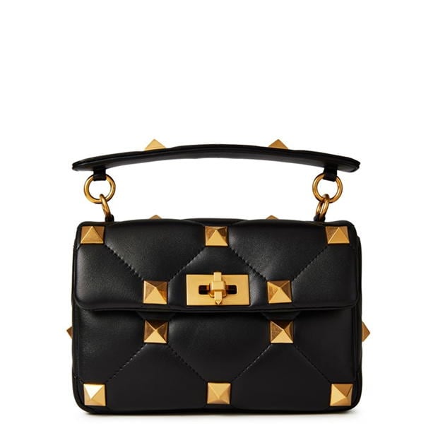 VALENTINO GARAVANI Roman Stud Medium Shoulder Bag