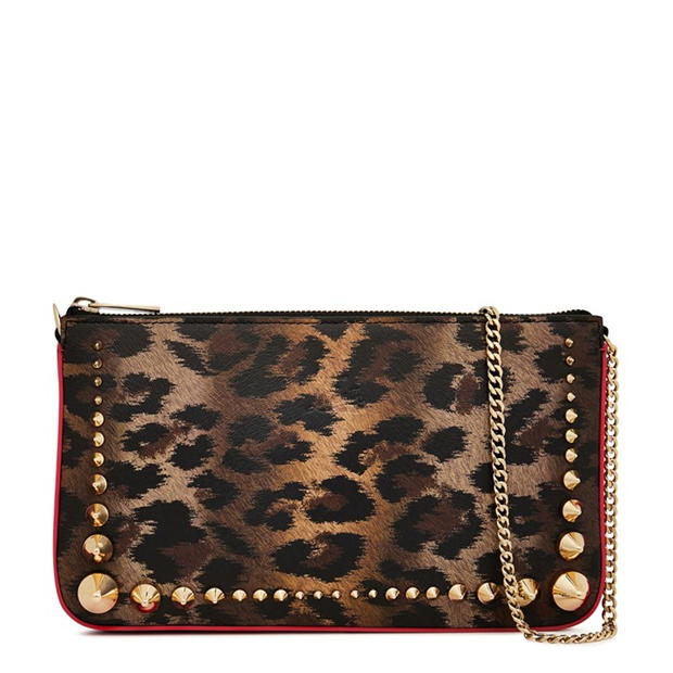 Christian louboutin leopard bag best sale